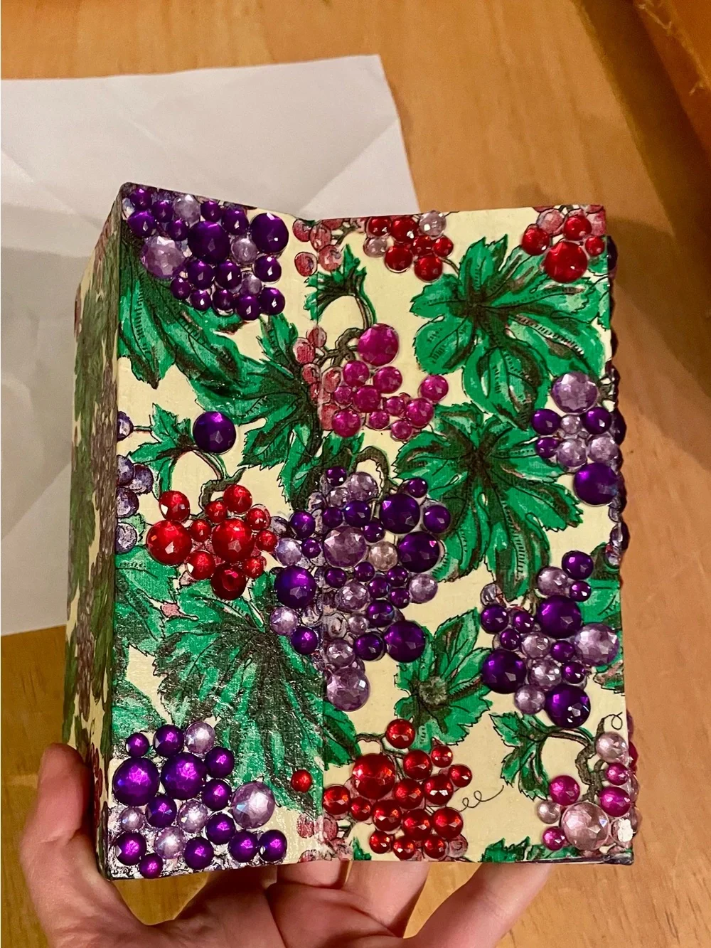 Bedazzled gift box